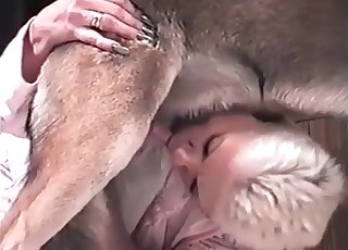 Teasing hot dog rod with her cunt