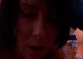 Brunette is enjoying hardcore bestiality XXX