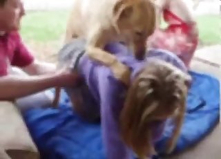 Hond laat zijn dominantie zien op camera