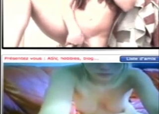 Sotkuinen webkamera tapaaminen brunette huoran kanssa