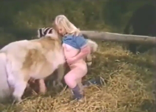 Pony porn movie with a sexy zoophilic lady