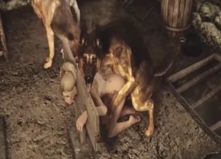 Sexual ruination for a blonde girl who cums