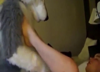 Zoophile porn with a furry couple enjoying anal