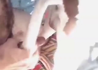 Bestiality sex with a guy fisting animal pussy