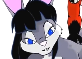 Zoophile's dream: anal with two horny foxes