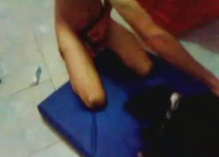 Bestiality porn shows a skinny twink who fucks dog