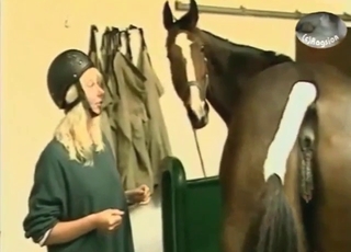 Zoophiles oversee zoo XXX with two horses