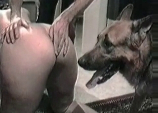 MILF and her submissive sweet doggy