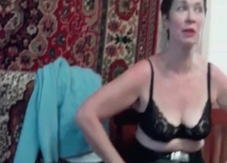 Mature woman is filed fucking her cute pet