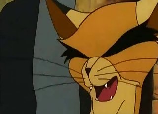 Animated cats are fucking in this hot cartoon