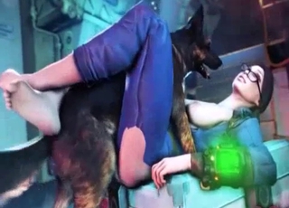 3D animated video for all fans of bestiality action