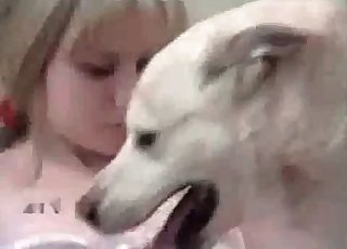 Sexiest blondie is enjoying a muscular doggy