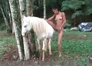 Pony and sexy leggy bitch