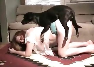 Deep anal boning with a doggy