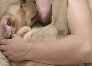 Fingering action for a doggy