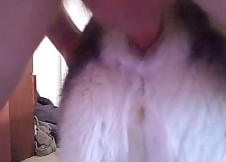 Intense action with a very hot beast